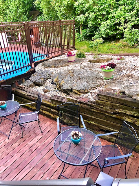 Second Outdoor Patio by Jacuzzi  Hot Tub